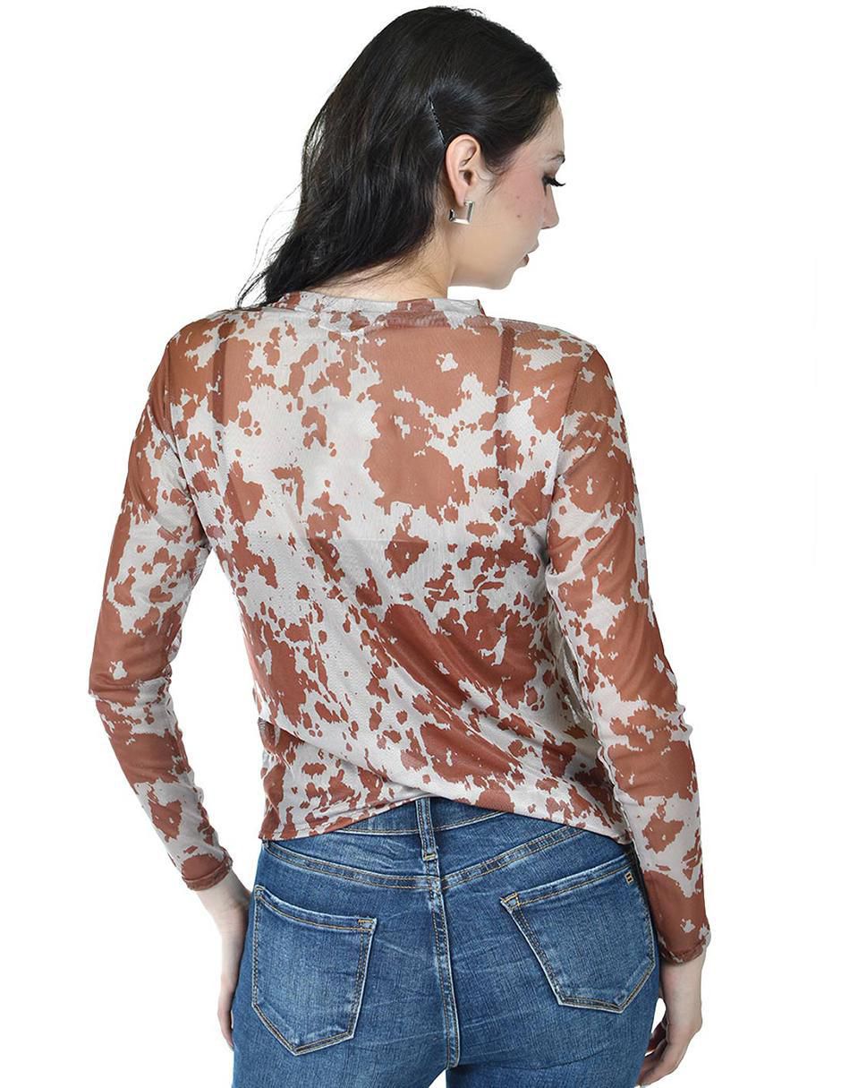Blusa manga larga para mujer 3