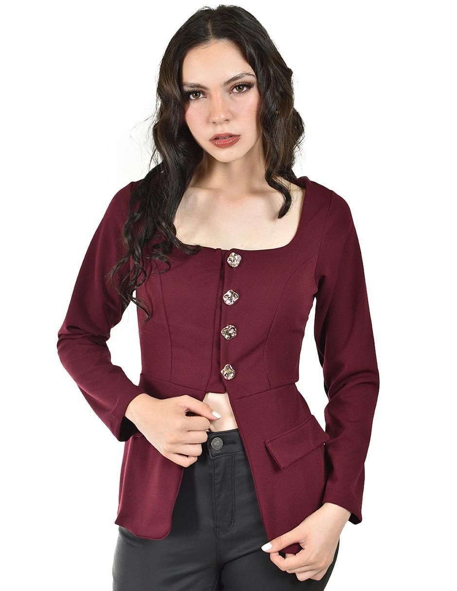 Blusa manga larga para mujer 4