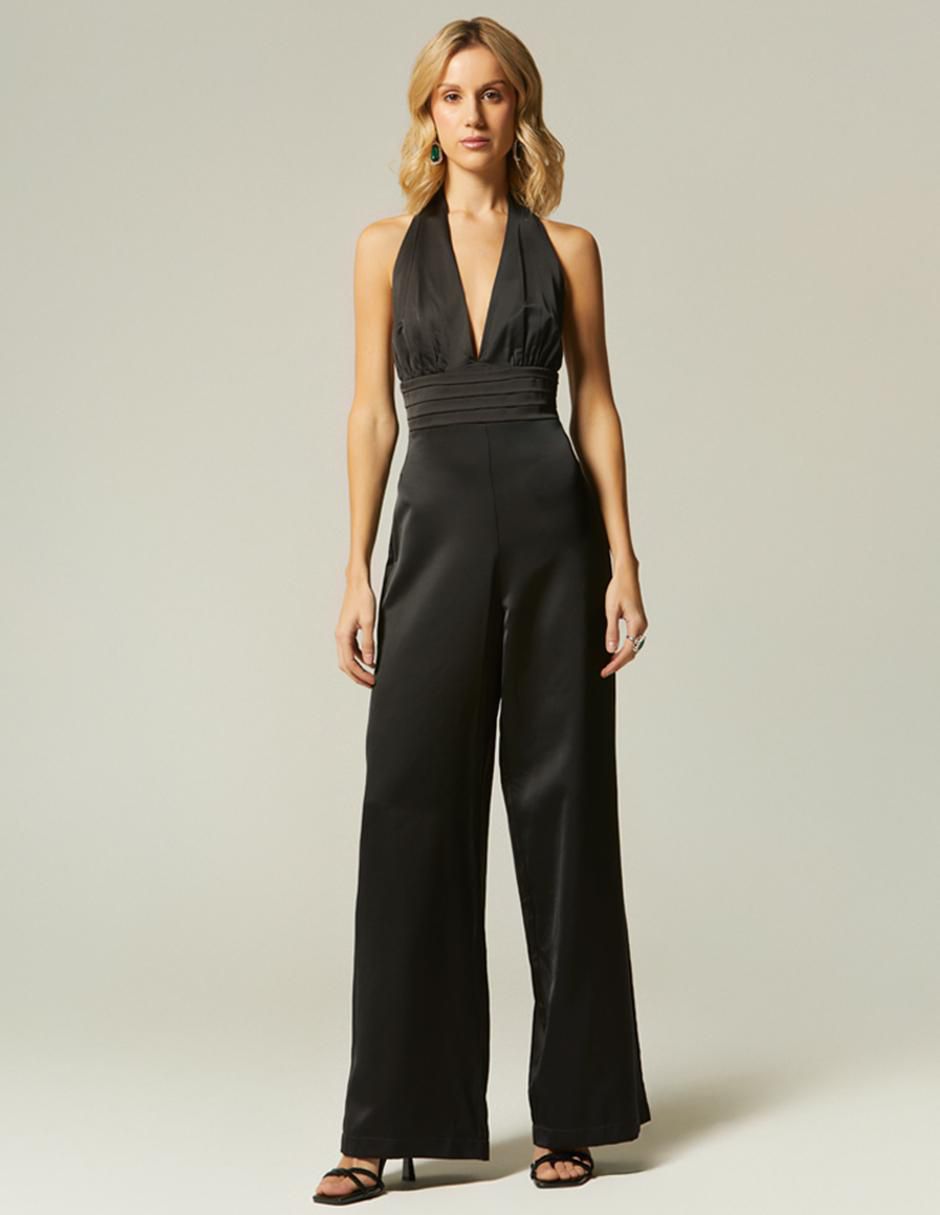 Jumpsuit casual estampado liso para mujer 3