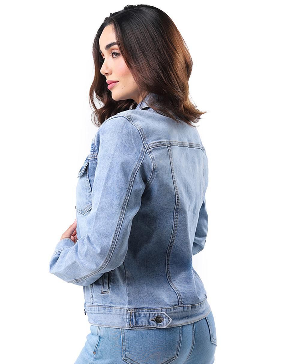 Chamarra de mezclilla para mujer 2