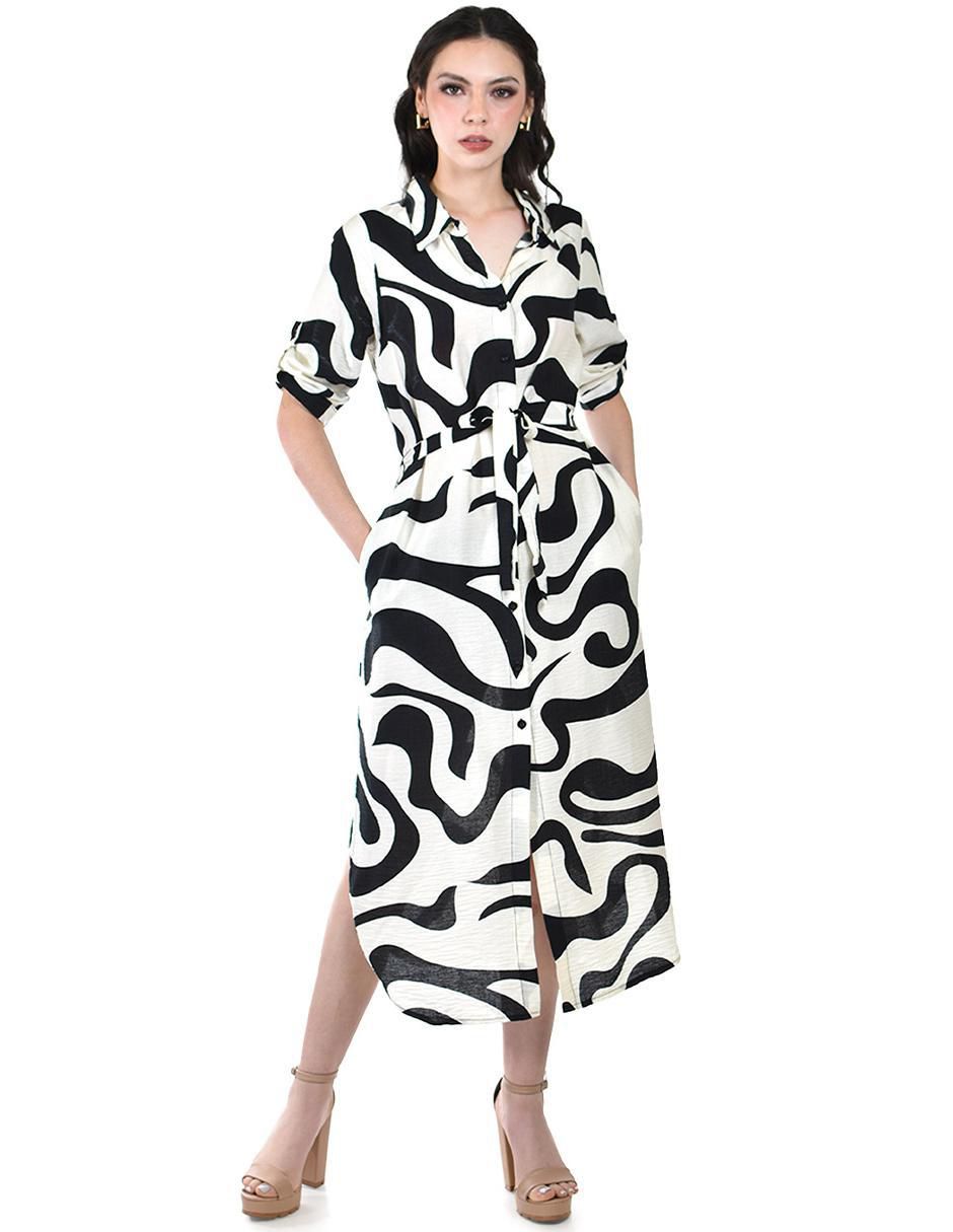 Vestido midi casual para mujer 4