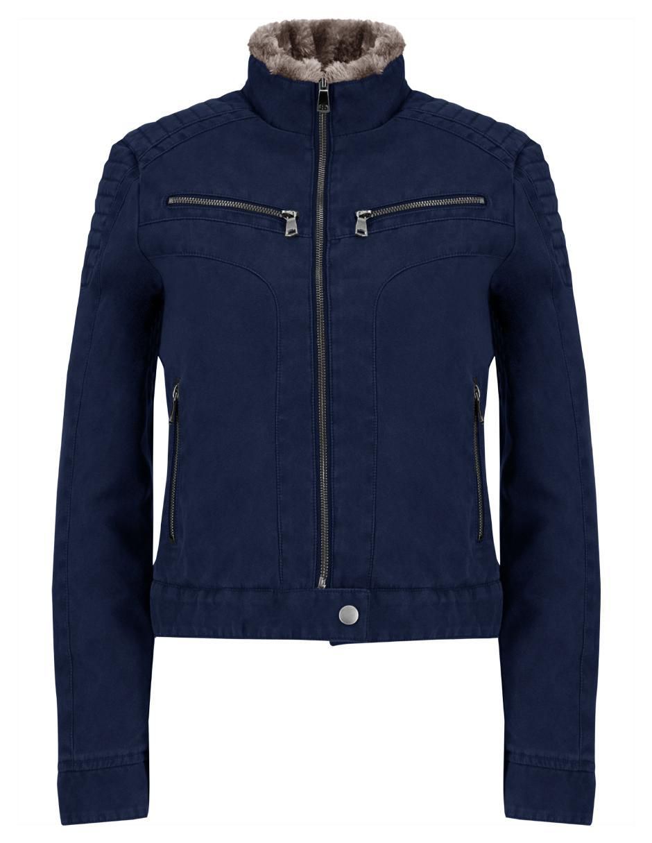 "chamarra" casual roosevelt no impermeable "de" poliéster "para mujer"