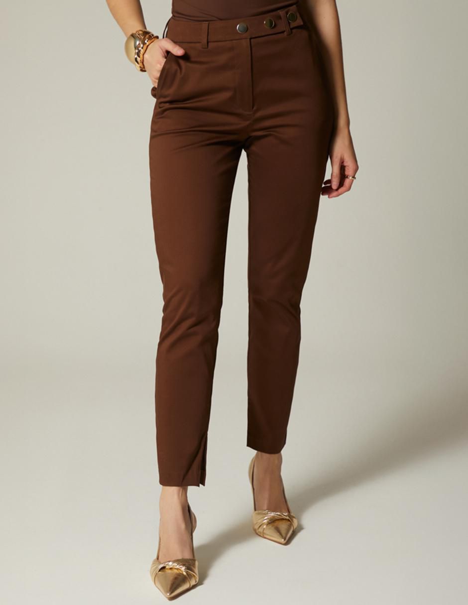 Pantalón chino slim para mujer 1
