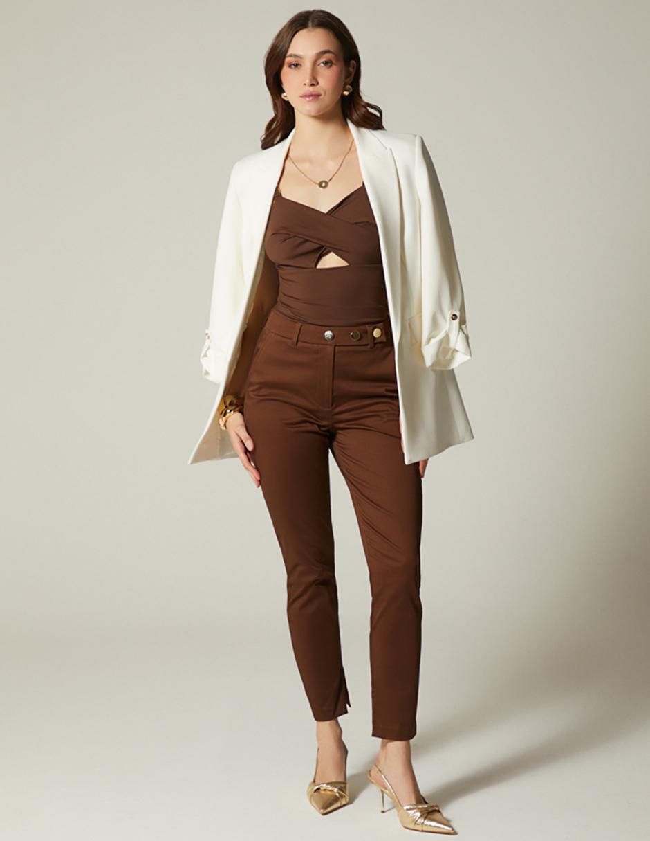 Pantalón chino slim para mujer 3