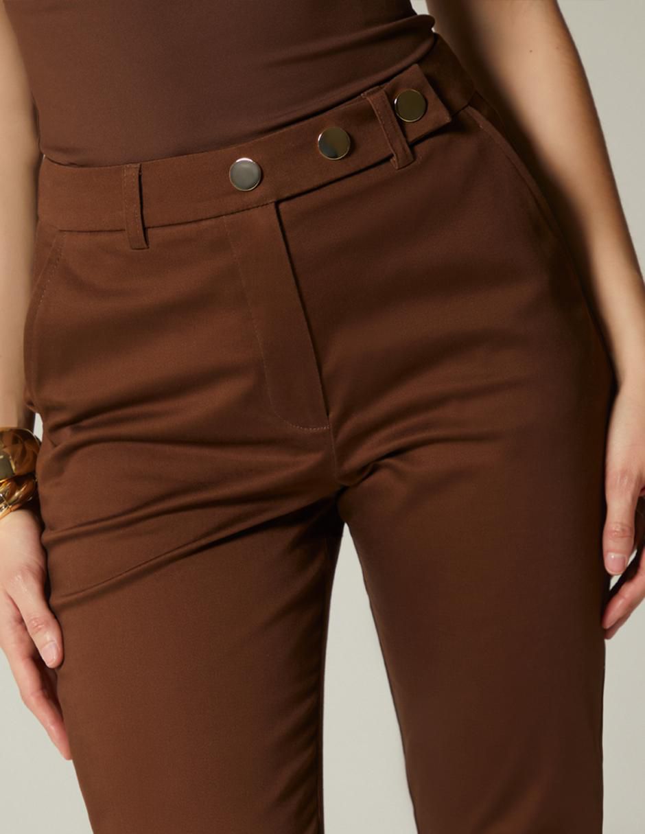 Pantalón chino slim para mujer 4
