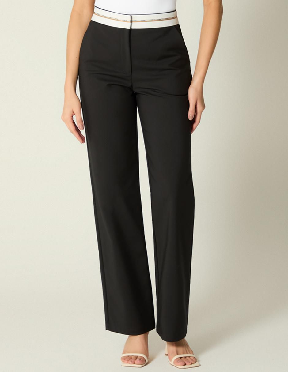 Pantalón de vestir straight para mujer 1