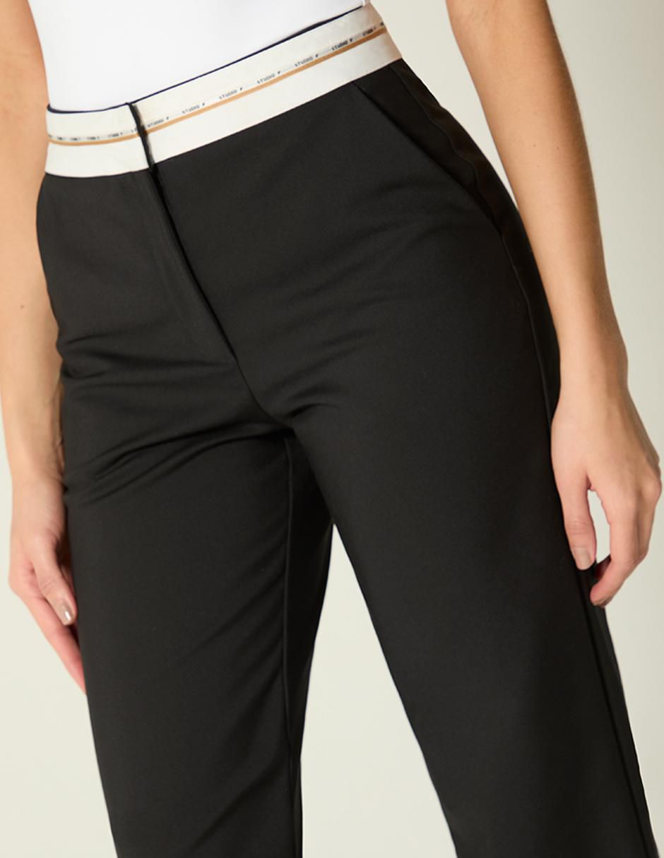 Pantalón de vestir straight para mujer 4