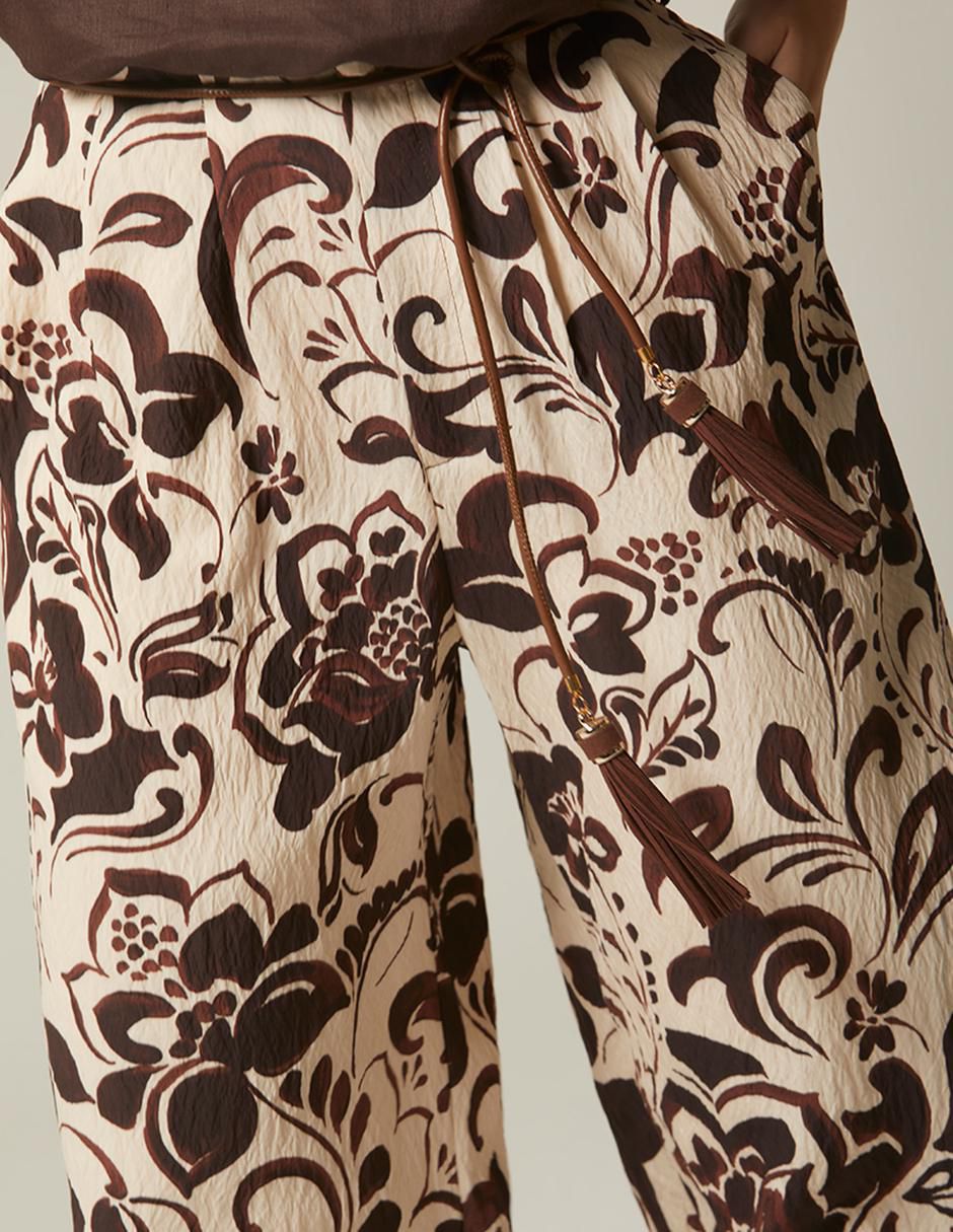 Pantalón relaxed amplio para mujer 4