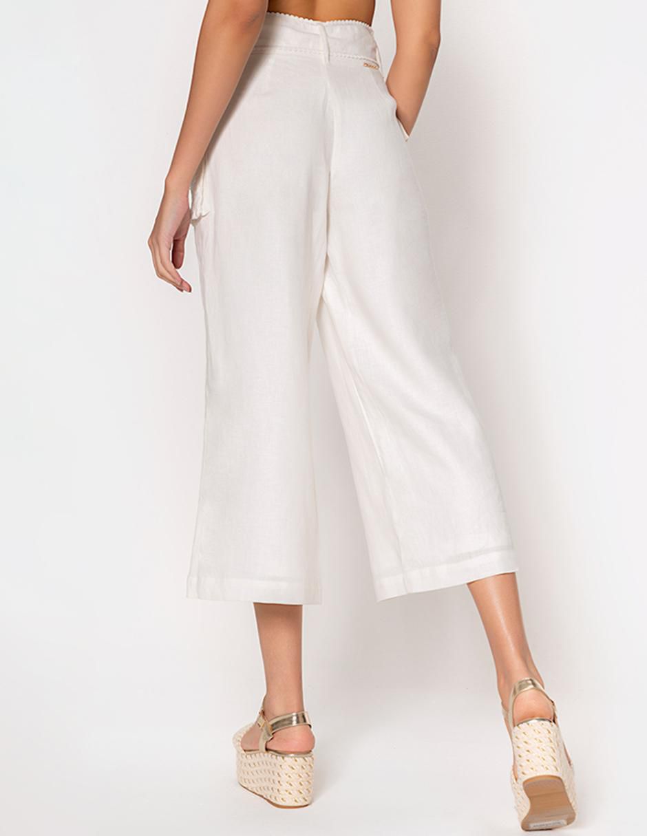 Pantalón capri amplio para mujer 2
