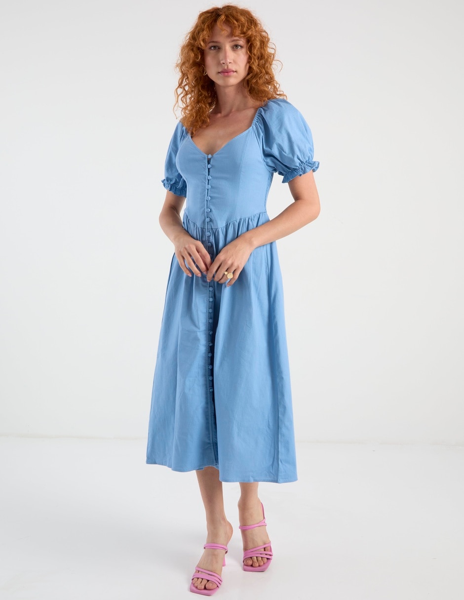 Vestido midi casual para mujer 2