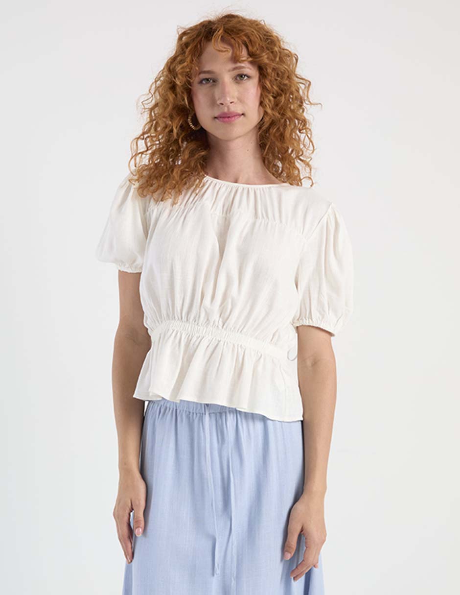 Blusa manga corta para mujer 6