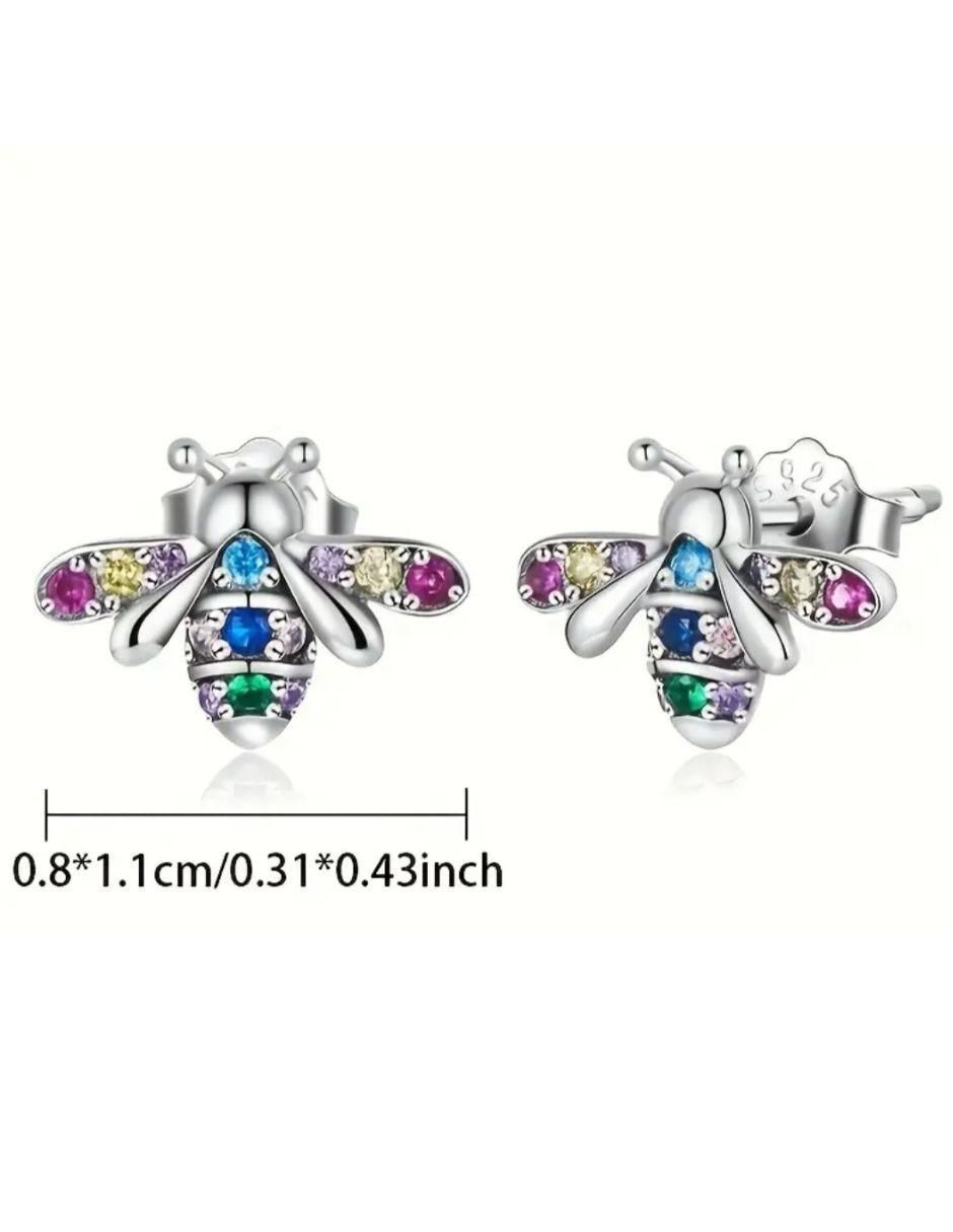 Aretes cortos de abeja 2