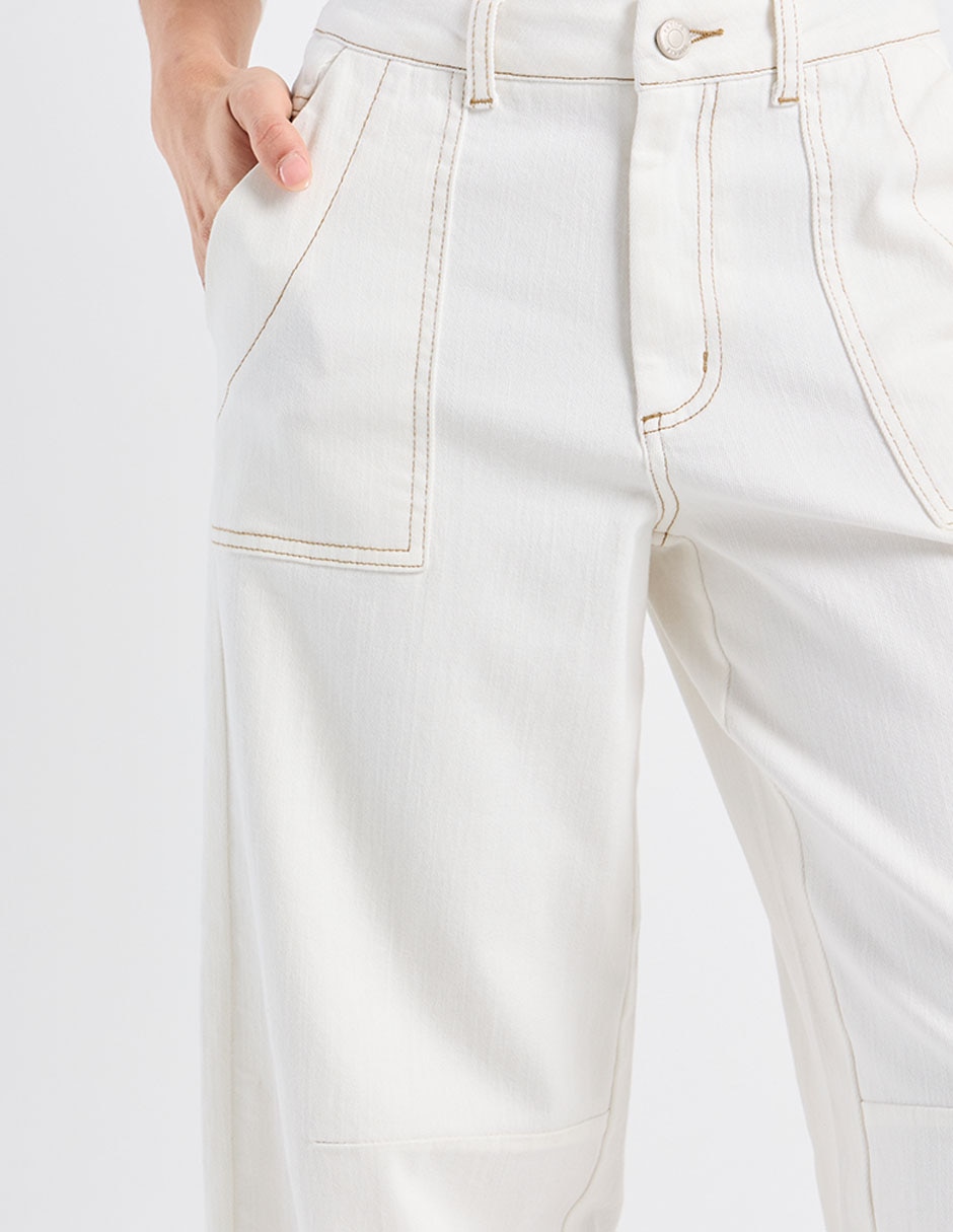 Pantalón amplio para mujer 4