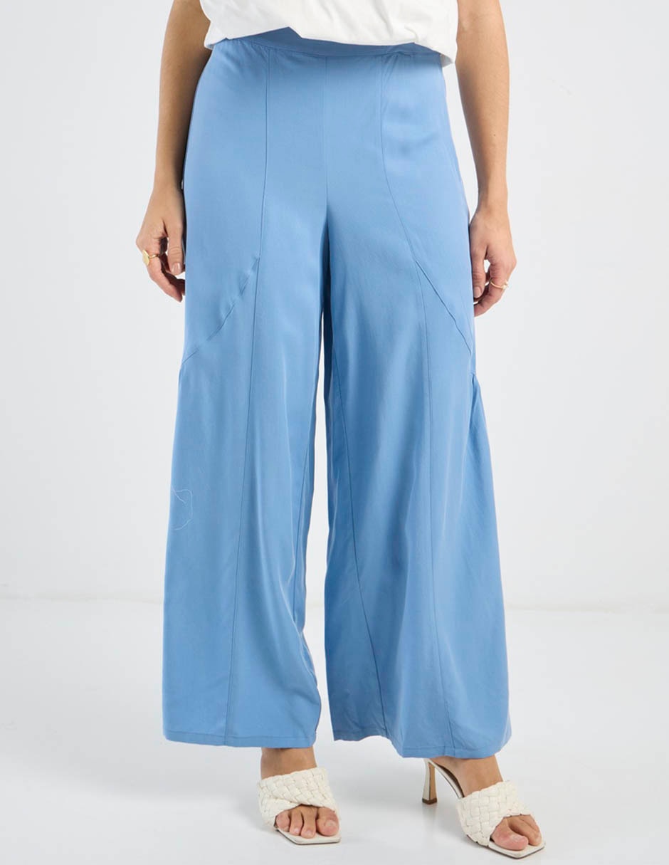 Pantalón relaxed amplio para mujer