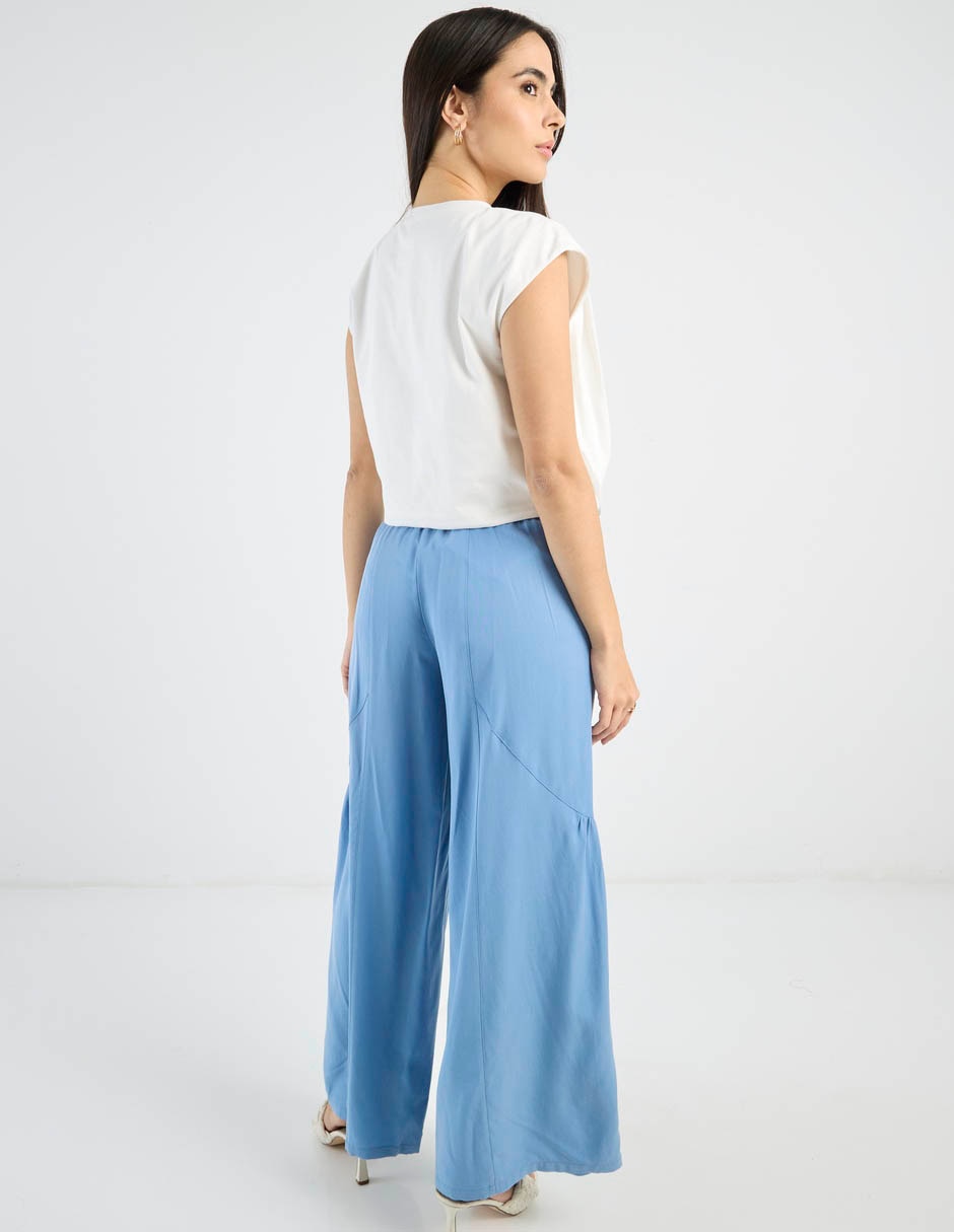 Pantalón relaxed amplio para mujer 6