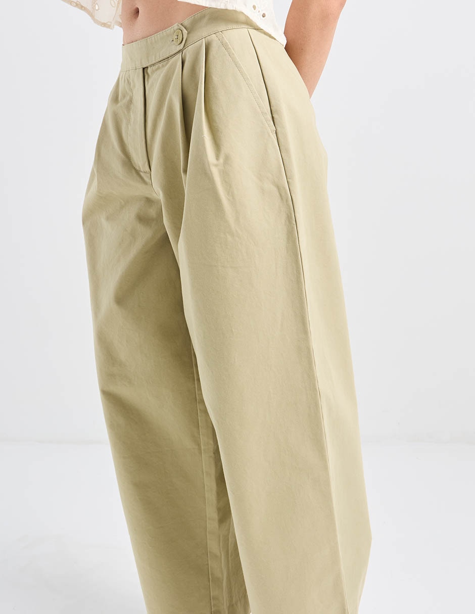 Pantalón coulotte straight para mujer 4