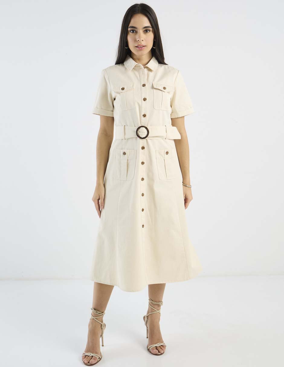 Vestido midi casual para mujer 2