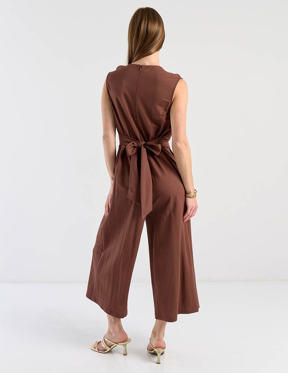 Jumpsuit casual estampado liso para mujer 6