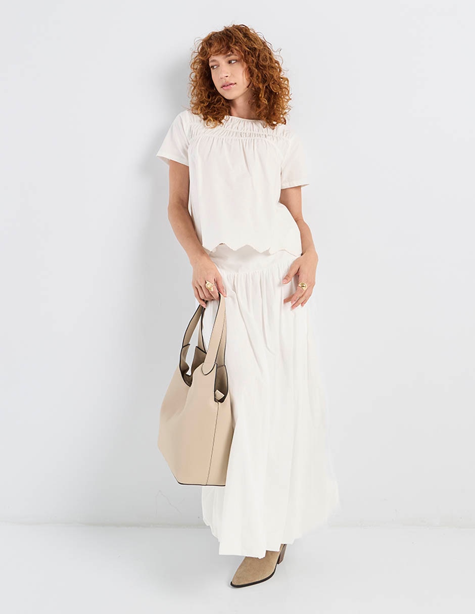 Blusa manga corta para mujer 3