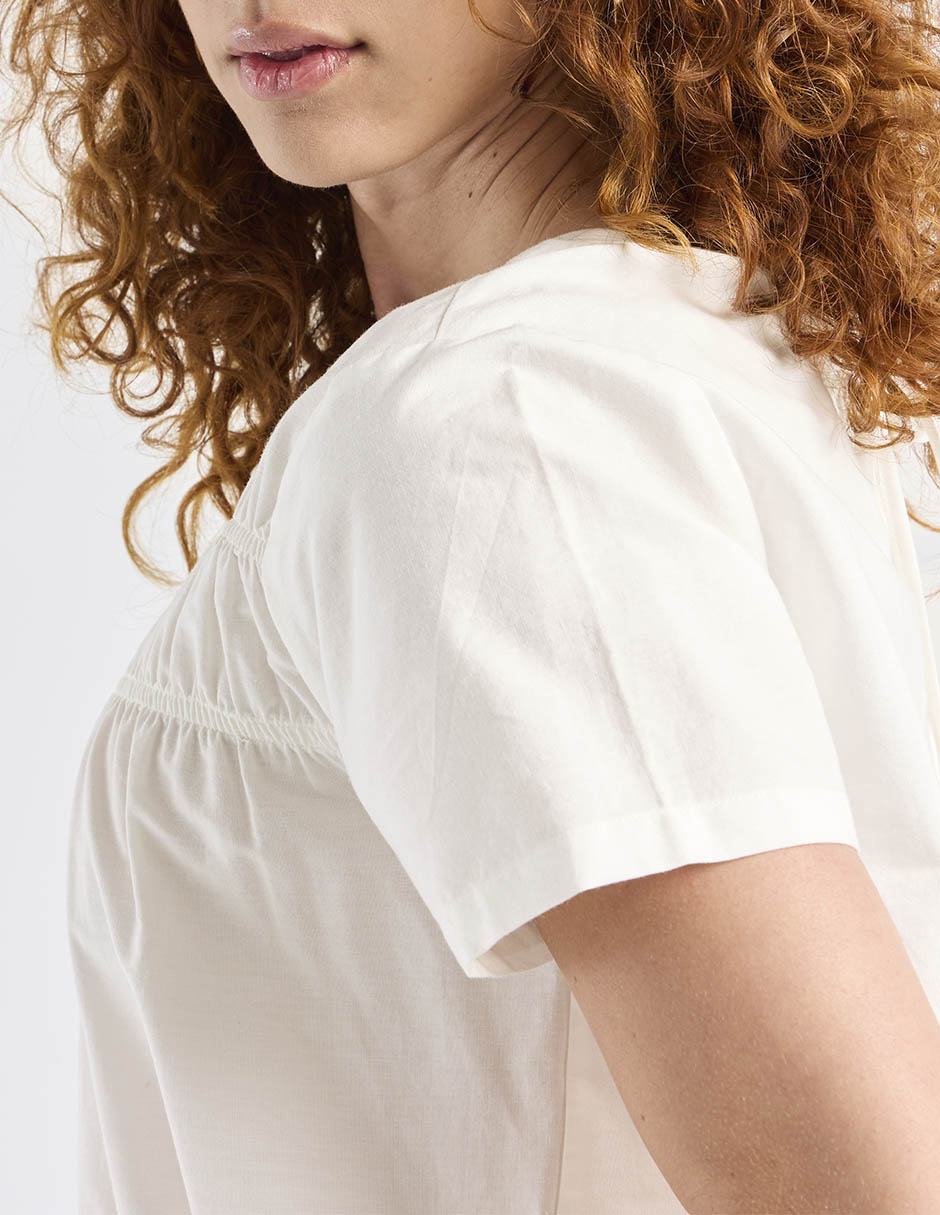 Blusa manga corta para mujer 5