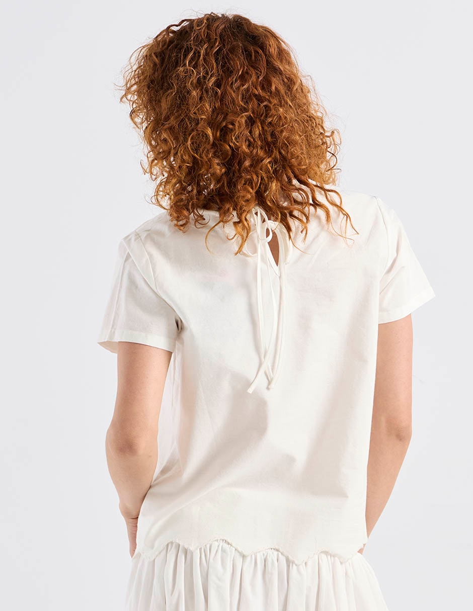 Blusa manga corta para mujer 6