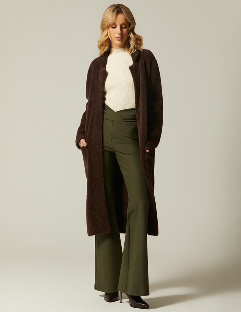 Pantalón plisado amplio para mujer 3