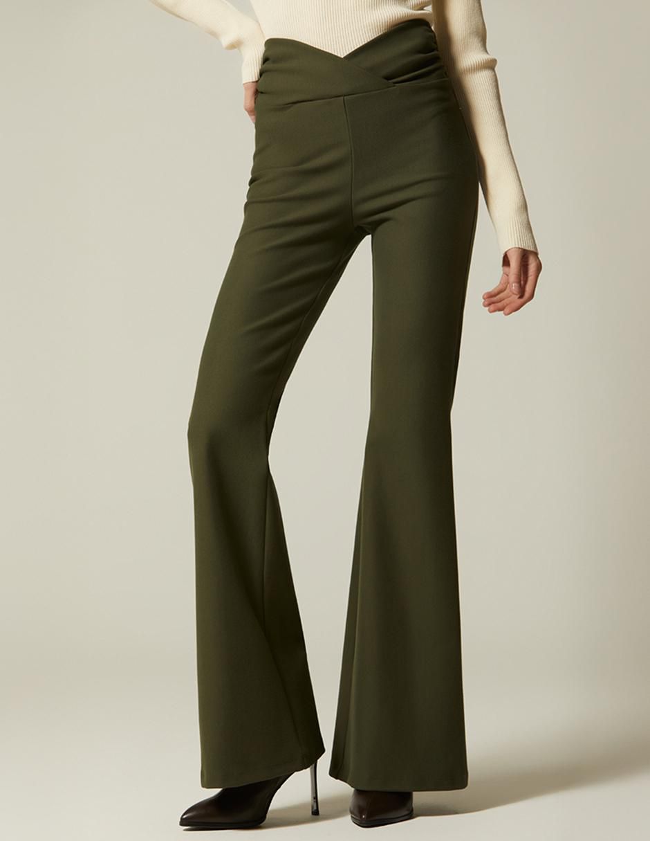 Pantalón plisado amplio para mujer 5
