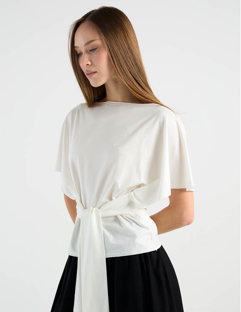 Playera manga corta cuello redondo para mujer 2