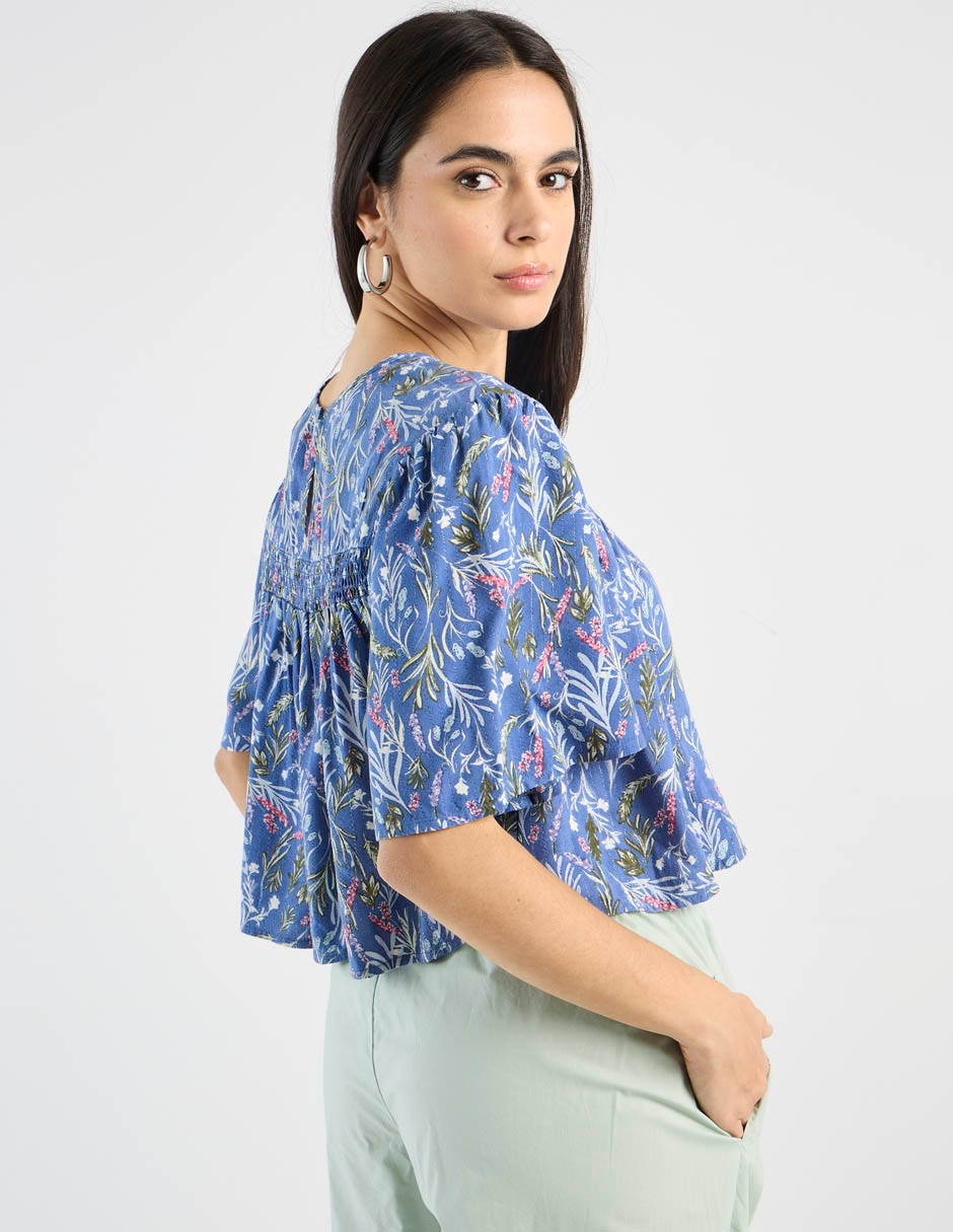 Blusa Petite Studio manga al codo para mujer 6