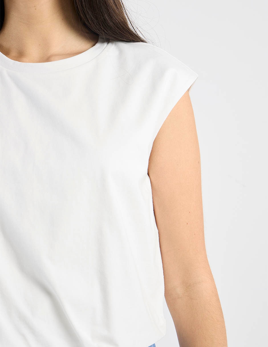 Blusa Petite Studio manga corta para mujer 4