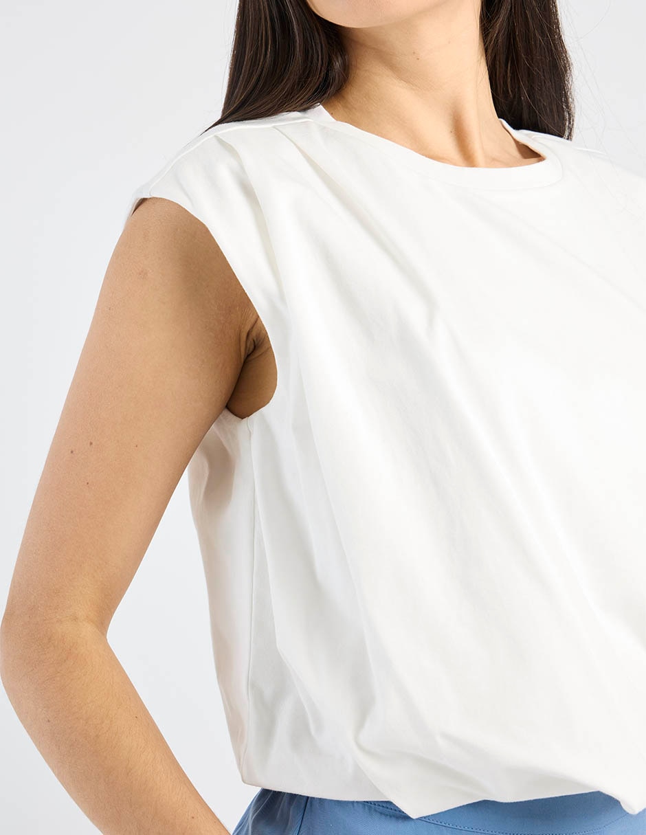 Blusa Petite Studio manga corta para mujer 5
