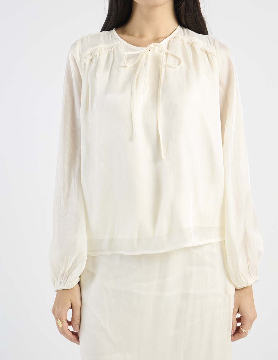 Blusa Petite Studio manga larga para mujer 7