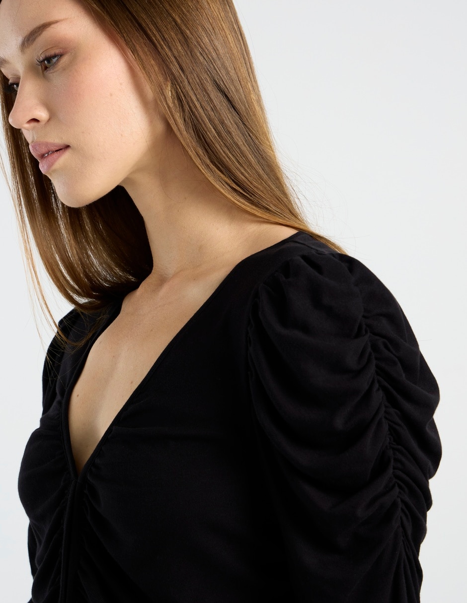 Blusa manga larga para mujer 4