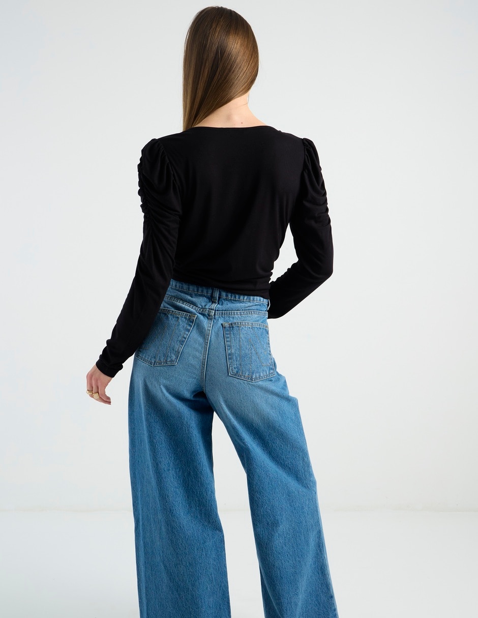 Blusa manga larga para mujer 6