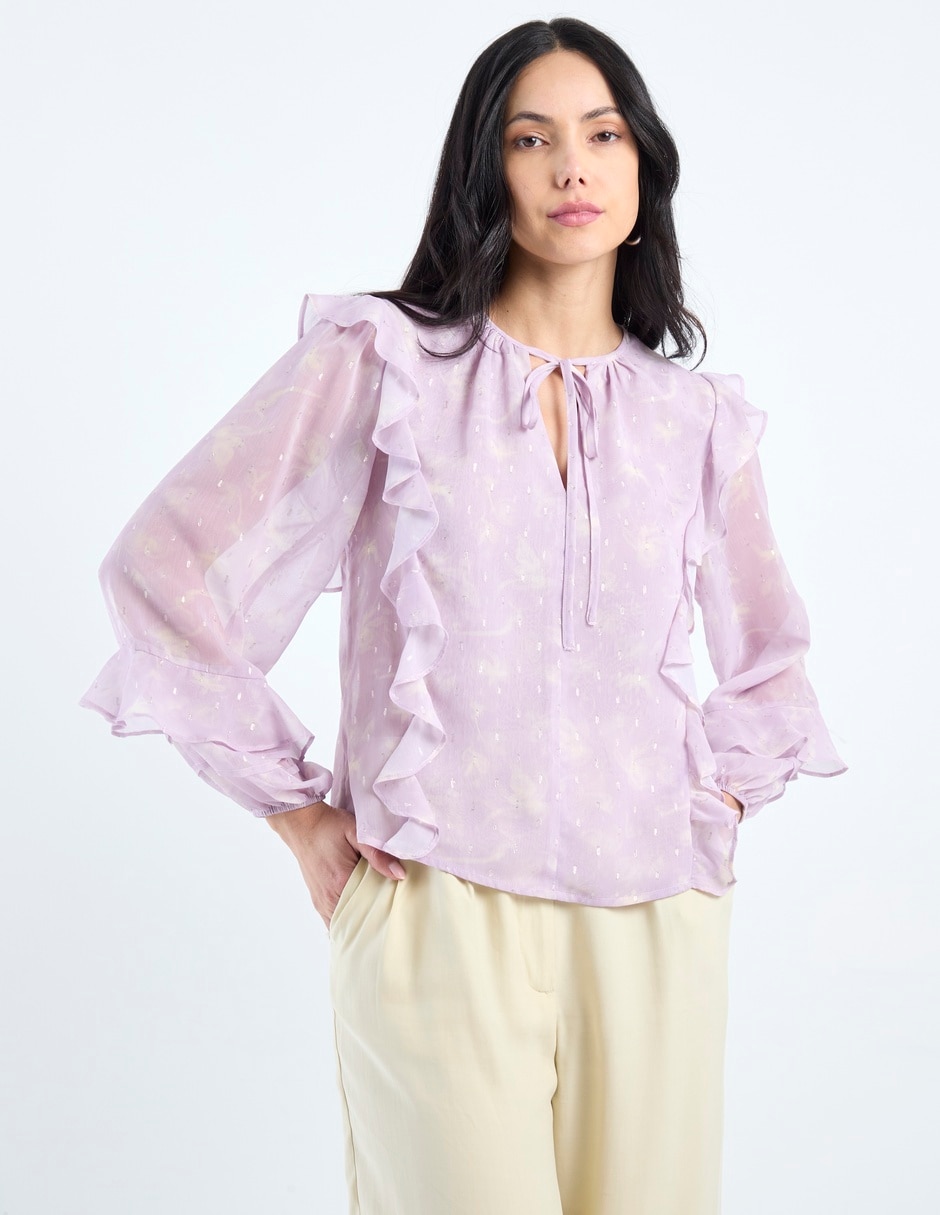 Blusa manga larga para mujer 2