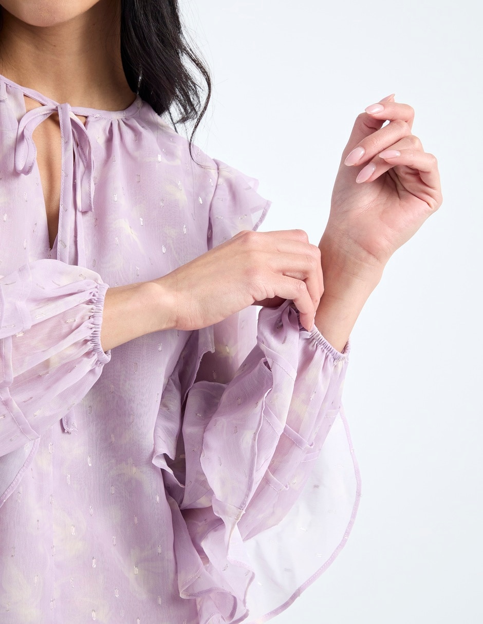 Blusa manga larga para mujer 5