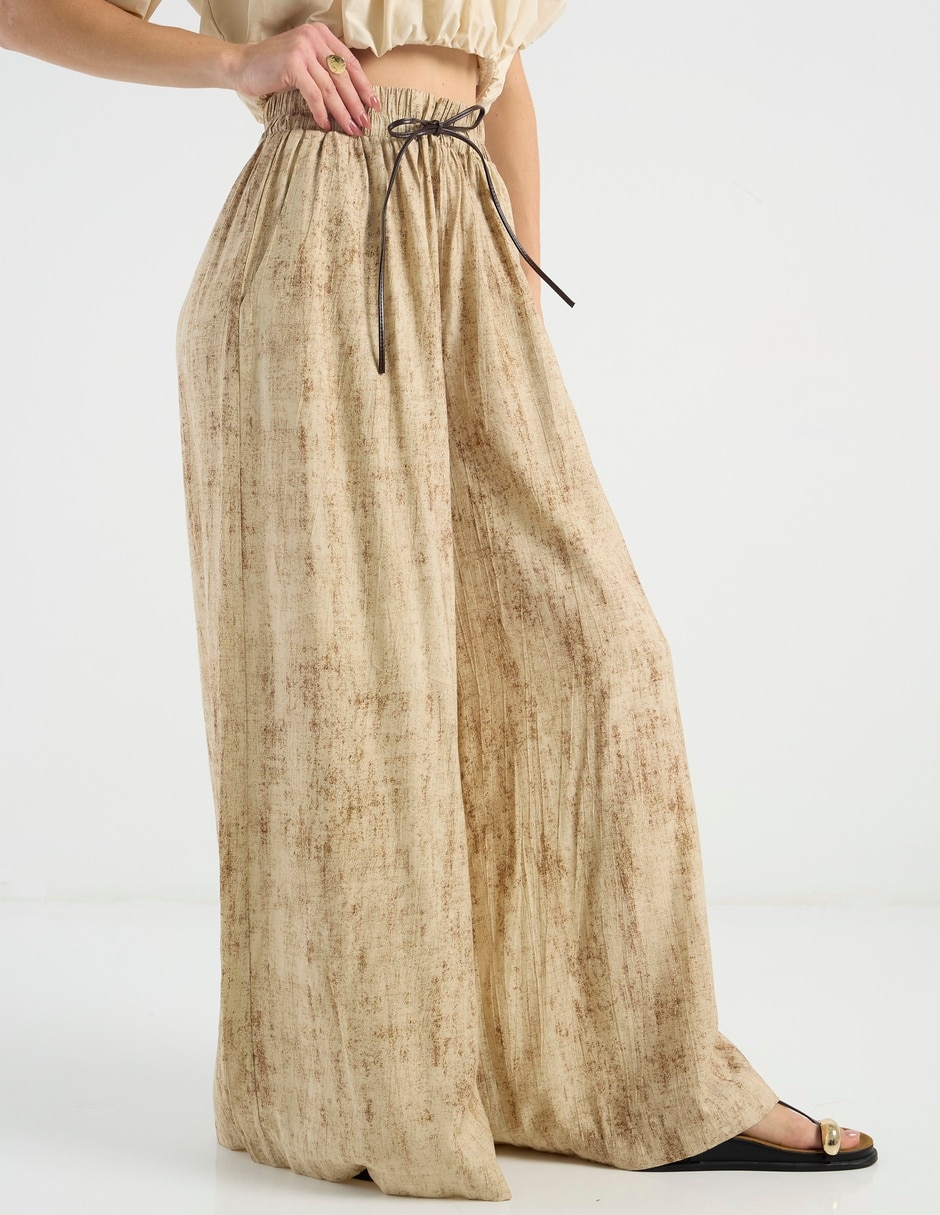 Pantalón relaxed amplio para mujer