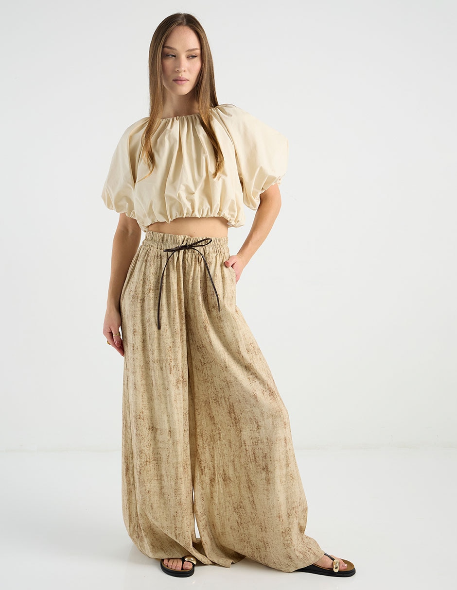 Pantalón relaxed amplio para mujer 3