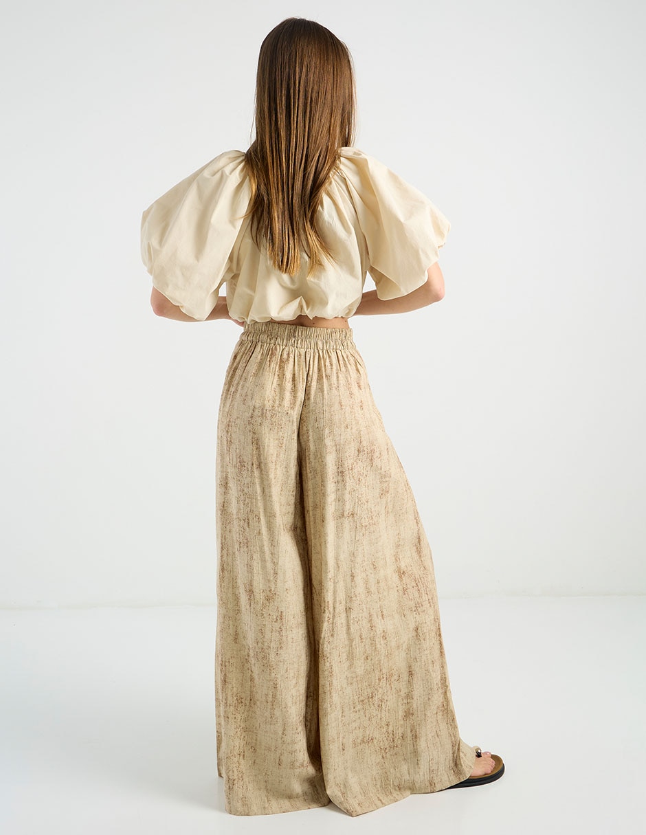 Pantalón relaxed amplio para mujer 6