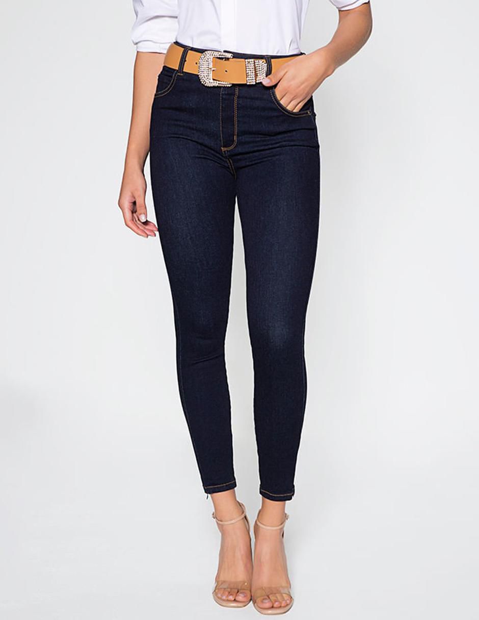 Jeans capri ultra slim para mujer