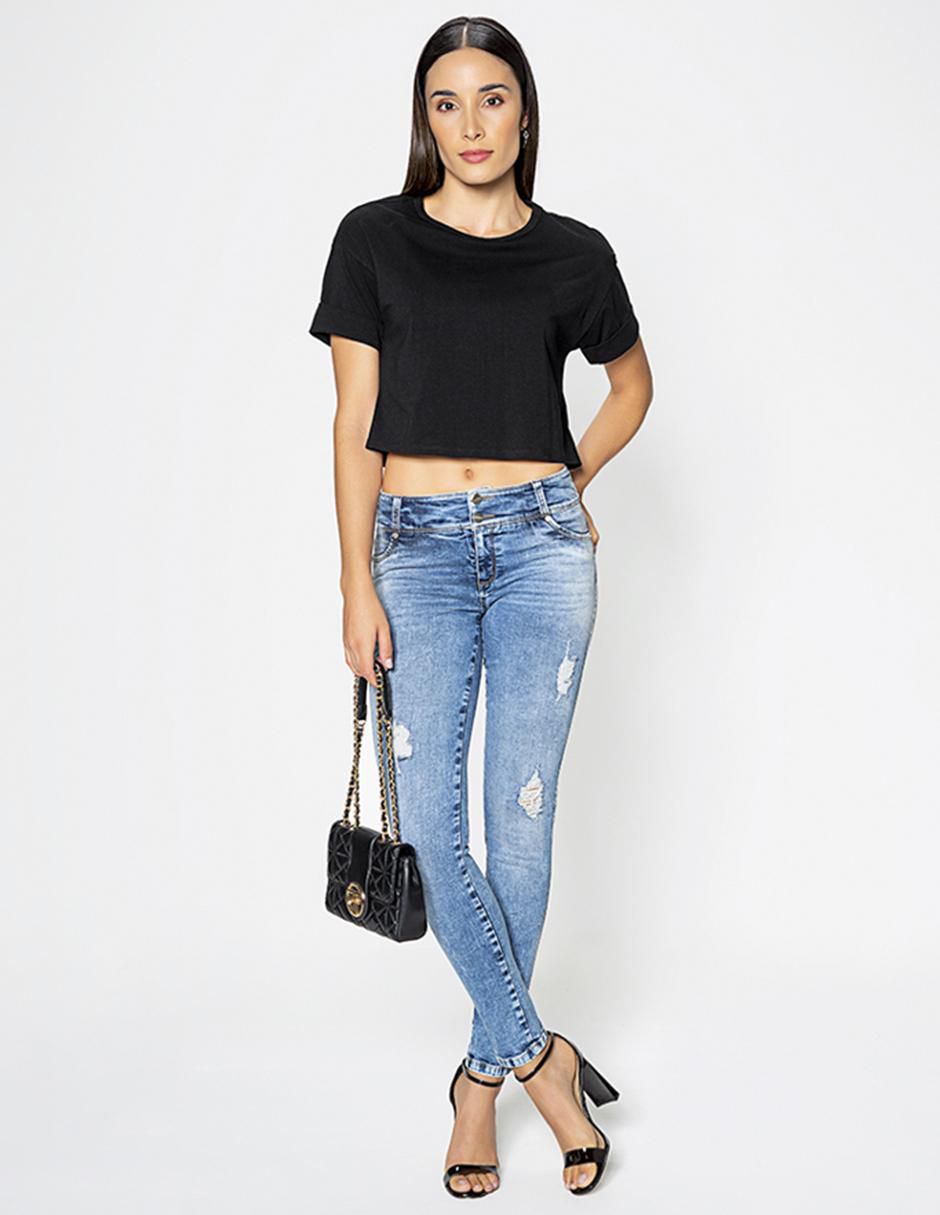 Jeans ultra slim New Caribe para mujer 3