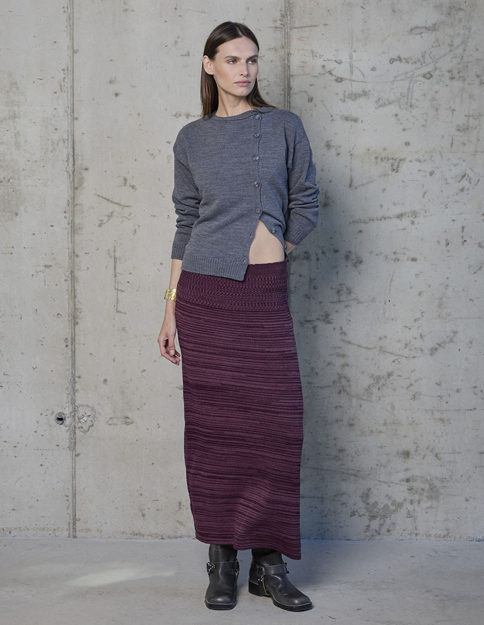 Falda maxi Renatta& a la cintura