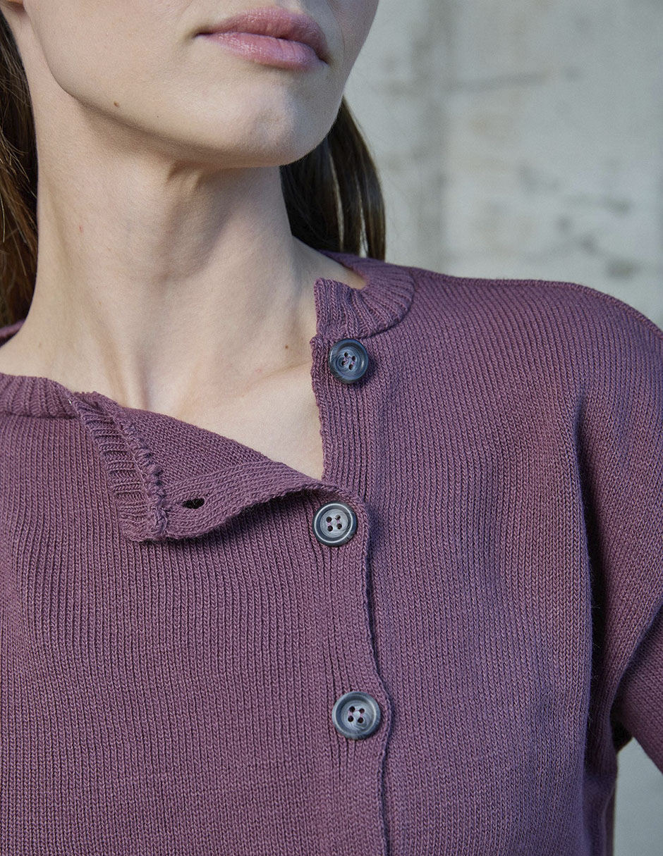 Suéter Renatta& cuello con botón para mujer 6
