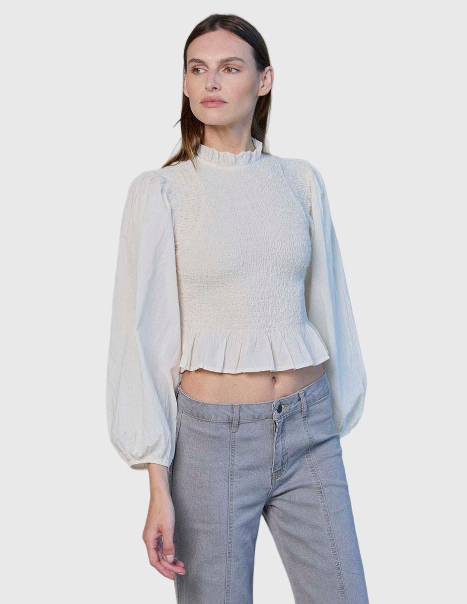 Blusa manga larga para mujer 2