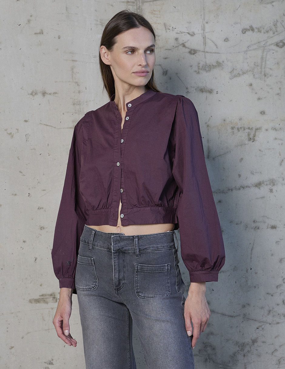 Blusa Renatta& manga larga para mujer