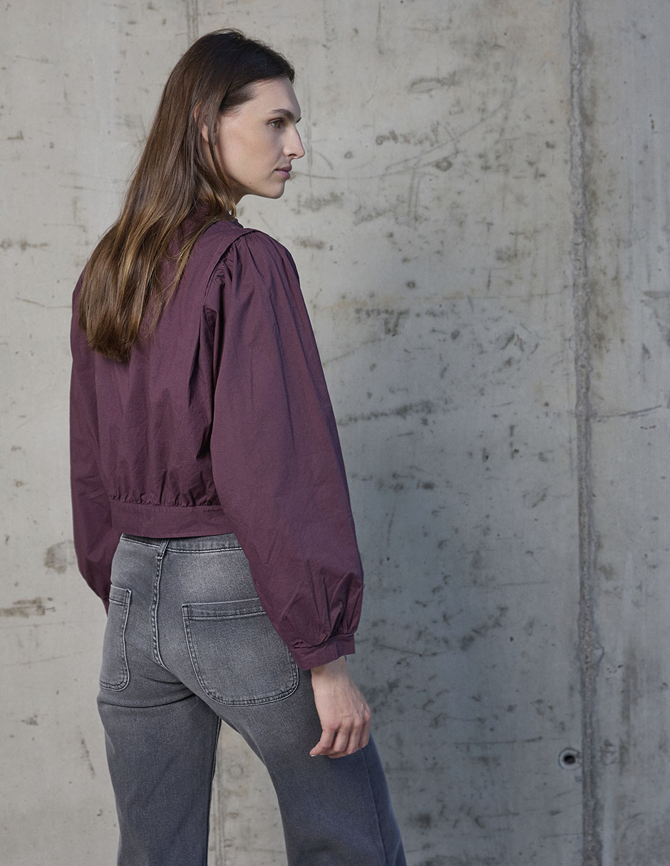 Blusa Renatta& manga larga para mujer 5