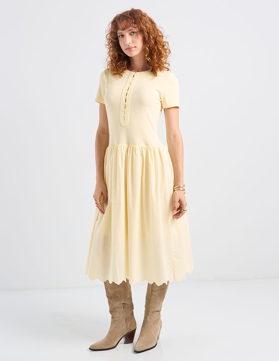 Vestido largo casual para mujer 1