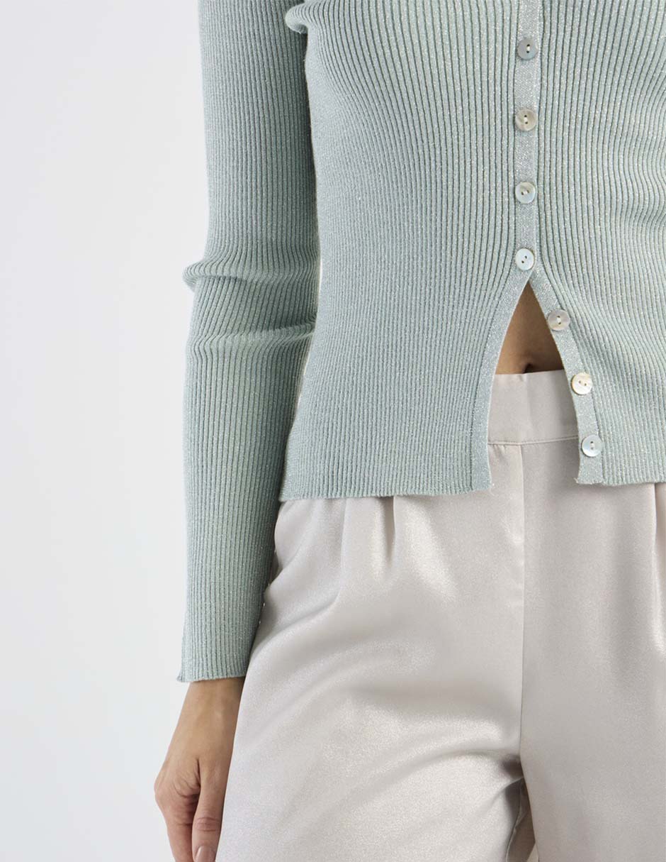 Suéter cuello V para mujer 5