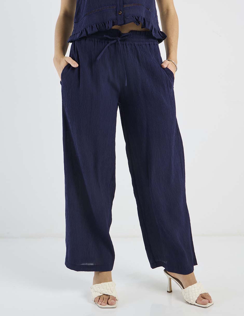 Pantalón relaxed amplio para mujer 1