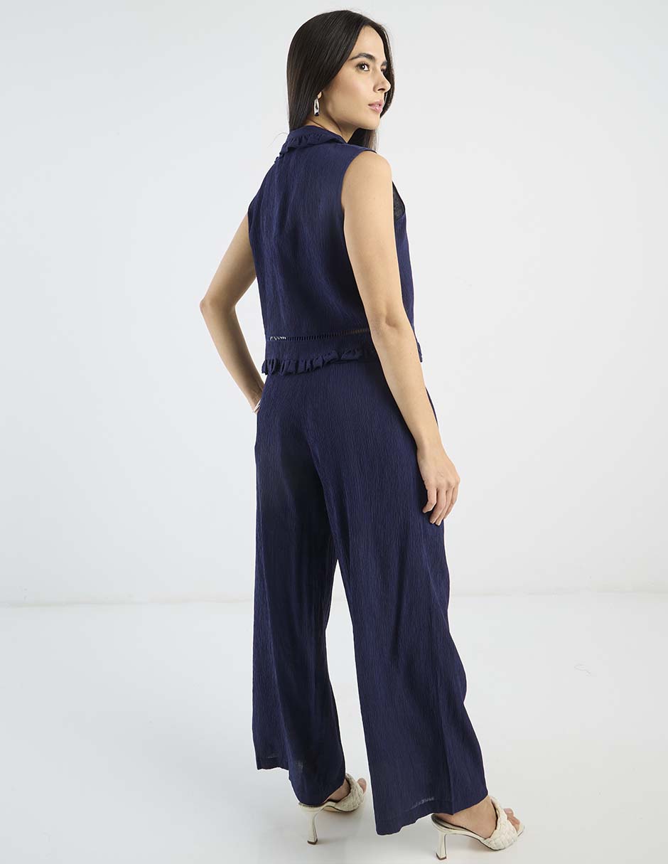 Pantalón relaxed amplio para mujer 6